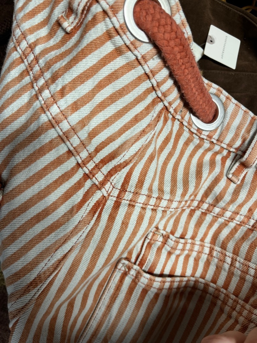 Free People Moxie striped railroad Pants 28 - Picture 9 of 10